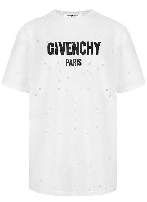 givenchy t shirt holes|givenchy t shirts.